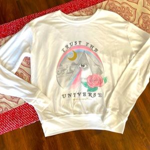 Trust the Universe. Spiritual Gangster thin sweatshirt.